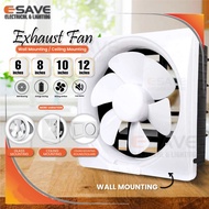 SFL Ventilator Exhaust Fan 6"/ 8"/ 10" / 12" Ceiling,Wall & Glass Mounting Kipas Ekzos Siling, Dindi