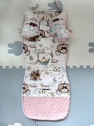 波蘭La Millou Bb車墊 南瓜車公主款 雙面用 夏天冬天都可 豆豆絨&棉