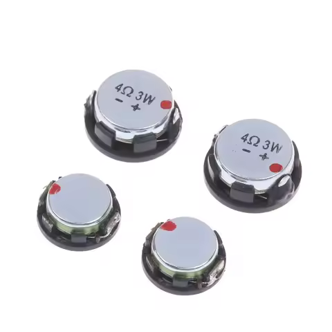 2Pcs Mini Sound Speaker 20/24/28mm 4Ohm 3W 4Ω 3W Full Range Audio Speaker Neodymium Loudspeaker DIY 