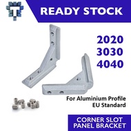 Universal Corner Slot Panel Bracket Inner L Shape Connector Aluminum Profile 2020 3030 4040
