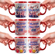 [MG26-08004] i Love Malaysia mug Malaysia souvenir mug ceramic color mug - red | 11oz