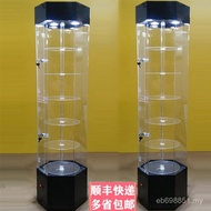 Display Stand Rotating Mobile Phone Dental Jewelry Acrylic Display Cabinet Sample Glass Cosmetics Fi