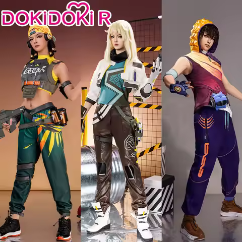 Raze Deadlock Miks Cosplay Costume Game【S-2XL】DokiDoki-R Women Cool Suits Tayane Alves Iselin Costum