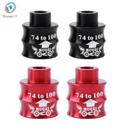 Dovewill 1 Pair Bicycle Hub Conversion Seat 74mm to 100mm Extension Axle Hub Adapter - Lightweight &