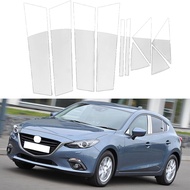 For Mazda 3 Axela 2014 2015 2016 2017 2018 Car Pillar Posts Door Window Trim Decal Cover Accessories