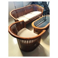 Furniture Meja Kursi Panjang Kayu Jati Second Bekas grosir