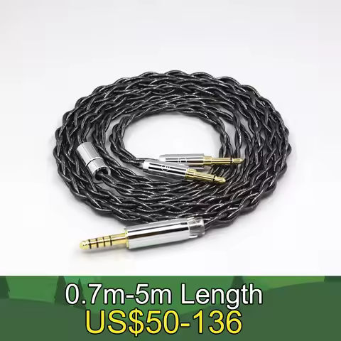 99% Pure Silver Palladium Graphene Floating Gold Cable For Denon AH-D7200 AH-D5200 AH-D9200 AH-D600 