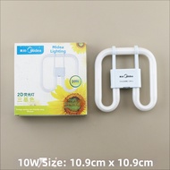 2D Butterfly Tube 4 Pin Ceiling Mount Fluorescent Lamp 10W 21W 28W 38W Compact Energy Saving Light S
