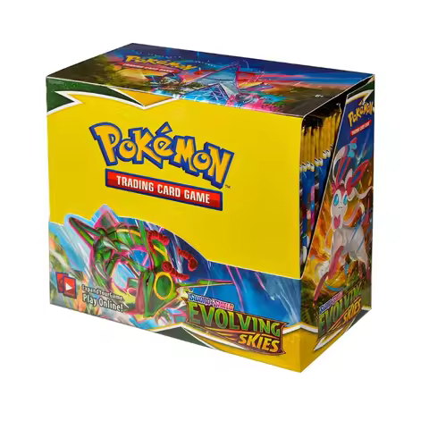 Hot 360Pcs English Pokémon TCG: Sword Shield Evolving Skies Booster Box Pokemon Trade Card 36 Pack B
