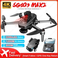 ❤️Only 245g with Screen RC ❤️  New Arrival ZLL SG109 Max2 Mini Drone with 3 Axis Gimbal Camera  Dron