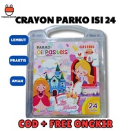 GREEBEL PARKO OIL PASTEL CRAYON 24 COLORS OIL PASTEL SET