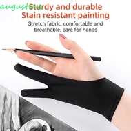 AUGUSTINE Two Finger Glove Anti-fouling 3 Sizes Touchscreen Stylus Black Blue Grey Pink Anti-Scratch