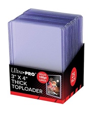 3" X 4" Super Thick 100PT Toploader 25ct 2-Pack Ultra Pro 3" X 4" Super Thick 100PT Toploader 25ct 2