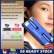 ✨SG【Stock】Monster XKT08 Bluetooth Earphone Wireless Earphone Gaming Bluetooth 5.3 TWS Sports Bluetoo