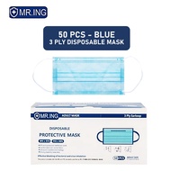 MR.ING 3ply Mask Adult Medical Grade disposable Face mask Adult (50pcs)