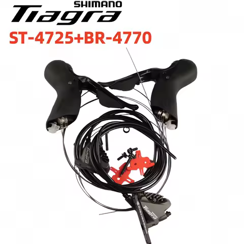 Shimano Tiagra ST-4725+BR-4770 10 Speed 4725 Shifter 4770 Hydraulic Disc Brake 1000/1700mm With L05A