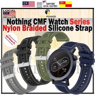 Nothing CMF Watch Pro 2 / CMF Watch Pro Strap, Nylon Braided Silicone Strap,Tali Jam Nothing CMF Wat