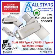 SanDisk Ultra Dual LUXE 256GB / Ultra Dual Drive LUXE USB Type C / USB3.1 Type-A (SDDDC4)