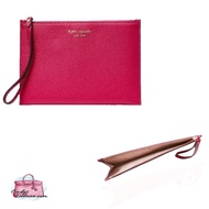 (PLEASE CHAT BEFORE PURCHASE)NEW AUTHENTIC INSTOCK KATE SPADE ROULETTE POUCH WRISTLET, ANEMONE PINK K5822