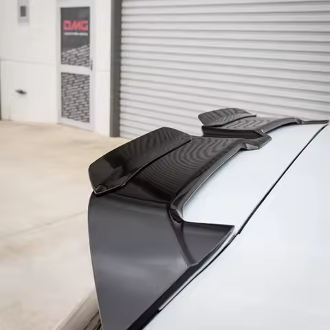 For Oettinger Roof Spoiler Extentions Flaps Rear Wing Winglets Fit Volkswagen Polo MK5 6R 6C GTI 200
