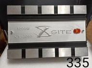 X-SITE XE-3040 四聲道擴大機 1200W 7種顏色變換 4聲道擴大機,品相極新如圖所示。