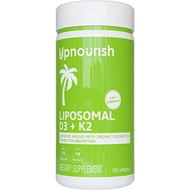 Upnourish Liposomal Vitamin D3 K2 MK7 365 Softgels