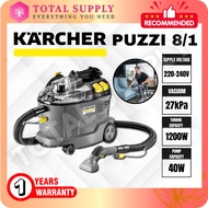 KARCHER PUZZI 8/1 | PUZZI 8/1 C SPRAY EXTRACTION CLEANER | CARPET CLEANER 1200W | 230MBAR SUCTION