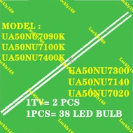 NEW 1SET UA50NU7090K UA50NU7100K UA50NU7400K SAMSUNG 50" LED TV BACKLIGHT / LAMP TV UA50NU7090 UA50N