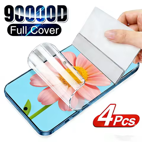 4PCS Full Cover Hydrogel Film For Honor Magic 8 Lite Screen Protector For Honor Win RT X7d X8d 500 P