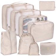 One-Piece Set Travel Set Classification Toiletry Bag Storage Bag 9 Storage Bag Luggage Nine-Piece Se