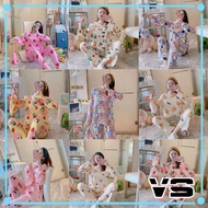 Vs BORONG_PART 2 [Readystock] Baju tidur perempuan Wanita set nightwear T shirt perempuan women pyja