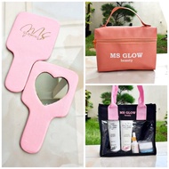 Ms Glow Bag, Ms Glow Pouch Ms Glow Skincare/ Cosmetic Pouch/ make up Pouch/ Skincare Pouch/