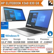 HP EliteBook X360 830 G8 LAPTOP(1 YEAR WARRANTY T&C)32GB RAM Core i7-11 GEN 13.3" inch Touch Win 11