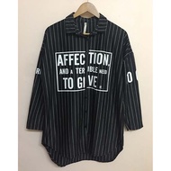 Women Athlete Long Sleeve Stripe Shirt - Free Size