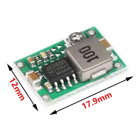 5pcs Mini360 RC Airplane Module Mini 360 DC Buck Converter 2A Step Down Module 4.75V-23V to 1V-17V 1