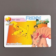 Pokemon Carddass Anime Collection 1999 Pikachu vs. Vulpix 168【Japanese products】pokemon Card Trading