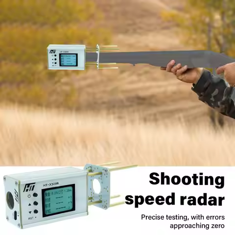 Shooting Speed Tester HT-X3005/3006 with Backlight LCD Display - Ball Velocity and Energy Measuremen