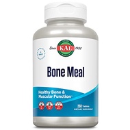 KAL Bone Meal Tablets, Calcium Supplement w/Magnesium, Vitamin D3 and K, Bone Health, Muscle and Ner