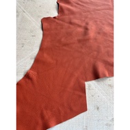Togo leather red brown kulit lembu 1.6mm soft size 1.5-3 square feet