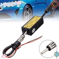 THCK FM Converter, Black FM 76-90 Mhz Car FM Expander, Durable 12V Plastic Car Frequency Changer Con