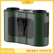 [CloudsMiles] Dual-Purpose Waist and Neck Fan with Power Bank, 20000mAh, LED Lights for Outdoor Acti