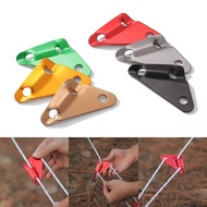 WOODP Sturdy Camping Accessories Rope Length Buckle Aluminum Alloy Non-Slip Tent Buckle Triangle Buckle Triangle Wind Rope Buckle Adjust Buckle Wind Rope Buckle