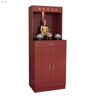 ♣☍Buddhist altar for Taiwan household Buddhist altar cabinet economical Buddha statue with door god 