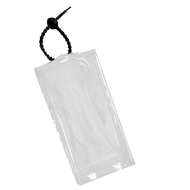 Popmart Pouch Labubu Macaron 75*5*165cm Transparan PVC Doll Pouch Doll Tahan Debu Pouch PVC Boneka