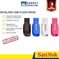 SanDisk Pendrive Blade SDCZ50 16GB/32GB/64GB/128GB USB Flash Drive Pendrive/ Thumbdrive SDCZ50-008G-