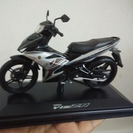 1:12 Yamaha Y15ZR Silver Robot Biru Robot Replika Diecast Model