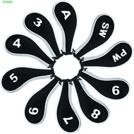 PYXIS Golf Iron Headcover Golf Putter With Number Design Iron pole cover Durable Golf Iron Covers Se