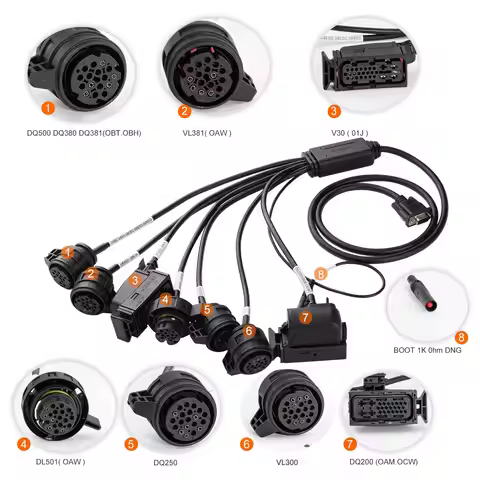 GODIAG Gearbox Cable DQ250/DQ200/DQ500/DL501/V30/VL381/VL300 Work with GT107+ DSG Plus Gearbox Data