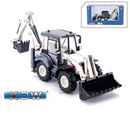 KDW 1:50 Backhoe Construction Truck Metal Diecast Collection Vehicle
