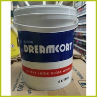 ✿ ∰ ▐ NATION DREAMCOAT FLAT LATEX WHITE | 1 LITER AND 1 GALLON | WATERBASE PAINT | NO ODOR